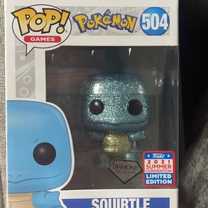 Pokémon Funko Squirtle (dimond glitter) 2021 summer limited edition!